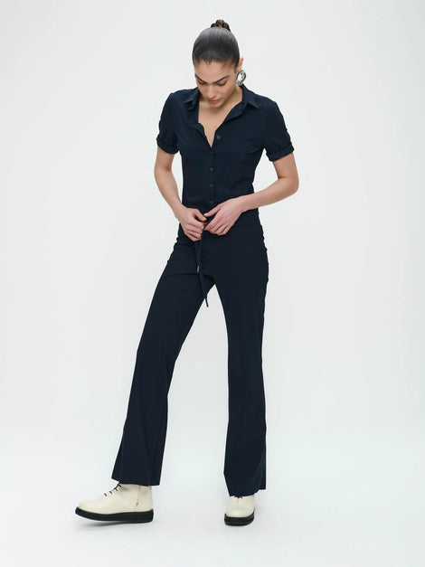 Blouse Betty Easy Wear Technical Jersey | Blue