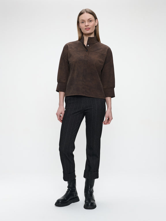 Parrot viscose elastene pants | Black