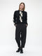 Bortolo viscose elastane pants | Black