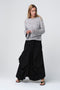 Sequined hole pullover E25053 | Light Grey