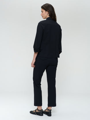 Iva blouse technical jersey | Black
