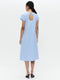 Fennela dress technical jersey | Mid Blue