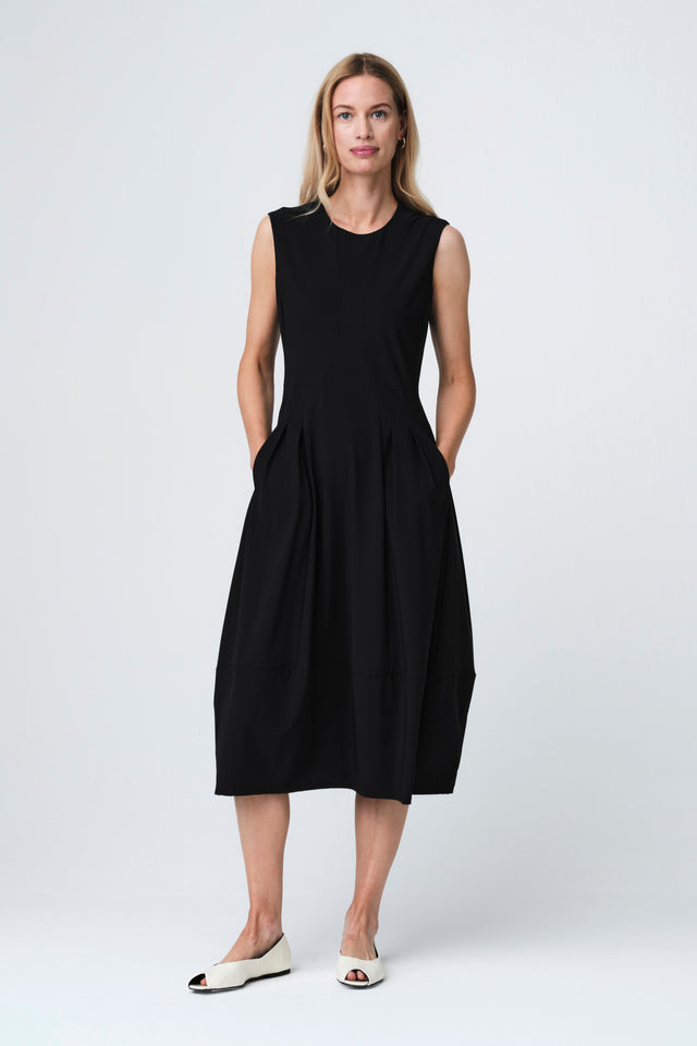 Heide dress technical jersey Heide dress technical jersey | Black