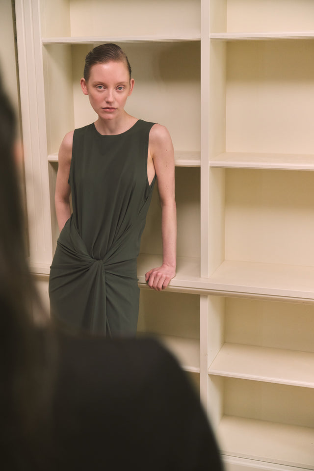 Isabel dress WS technical jersey Isabel dress WS technical jersey | Army