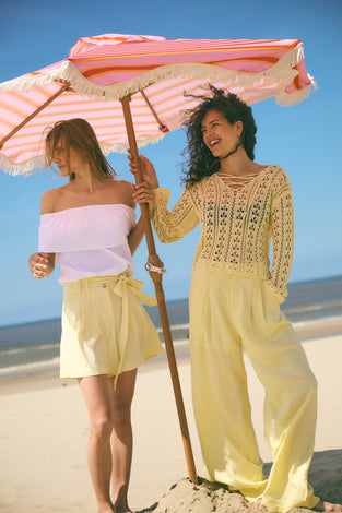 Yana shorts technical jersey | Yellow