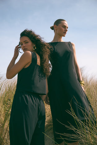Bonni dress technical jersey | Black