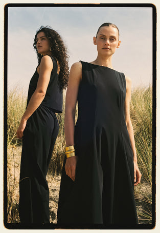 Bonni dress technical jersey | Black