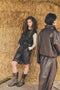 Sola eco leather bermuda shorts | Dark Brown