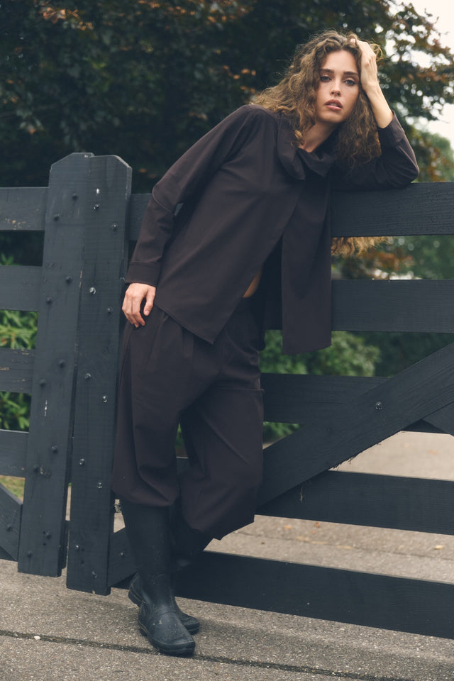 Carlos jacket technical jersey Carlos jacket technical jersey | Chocolate