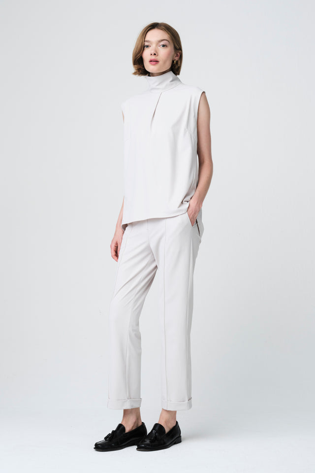 IrenaN structure technical jersey pants IrenaN structure technical jersey pants | Sand