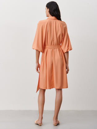 Carlen Short Dress | Orange
