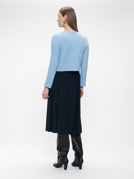 Pullover seamless viscose NB2167 | Light Blue