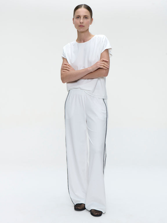 Vaya structure tech jersey pants | White