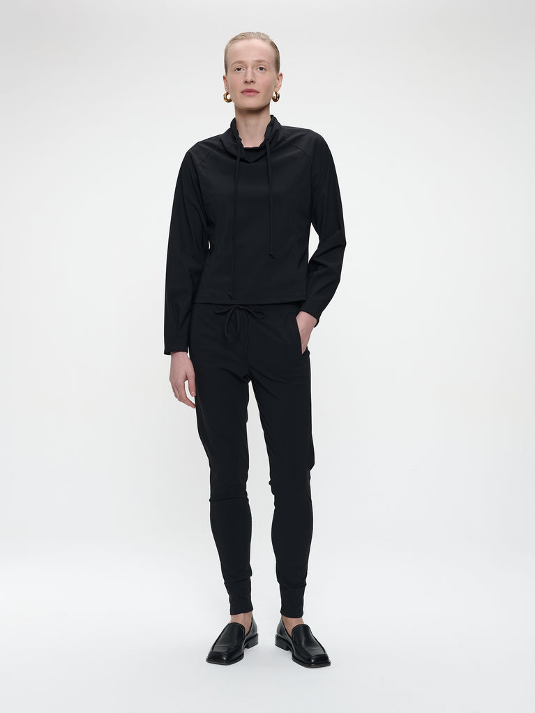 Maren top technical jersey | Black