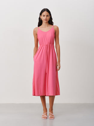 Ilze Dress Technical Jersey | Pink