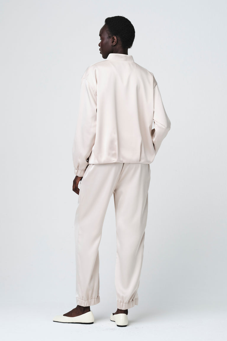 Ripasso saten bomber jacket | Perla