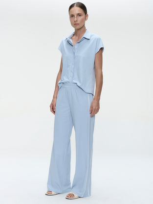 Vaya structure tech jersey pants | Light Blue