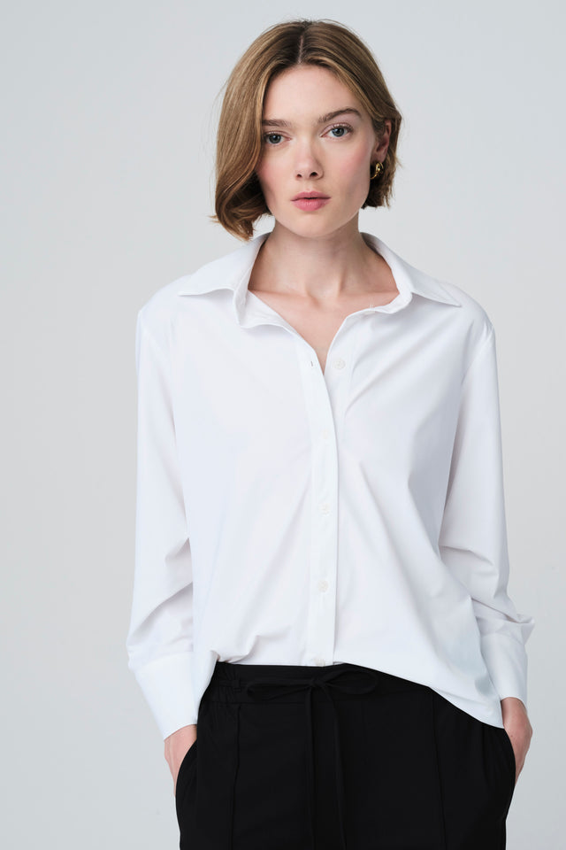 Iva blouse technical jersey Iva blouse technical jersey | White