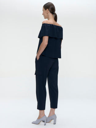Diane top technical jersey | Blue