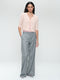 Jacquard cotton knitted blazer 9025S | Rose