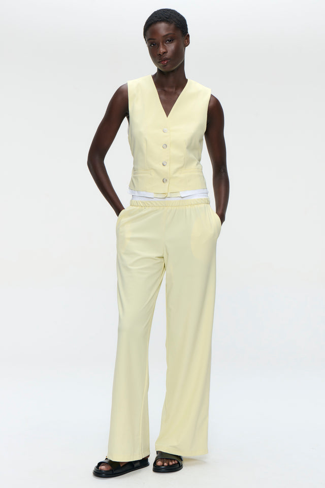 Kay structure tech jersey vest Kay structure tech jersey vest | Yellow