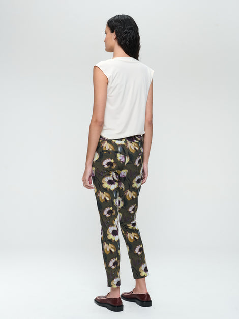 Nelly stretch technical jersey top | Light Sand