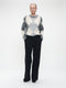 Pullover rhomboids 1082 | Grey