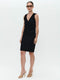 Romana dress technical jersey | Black