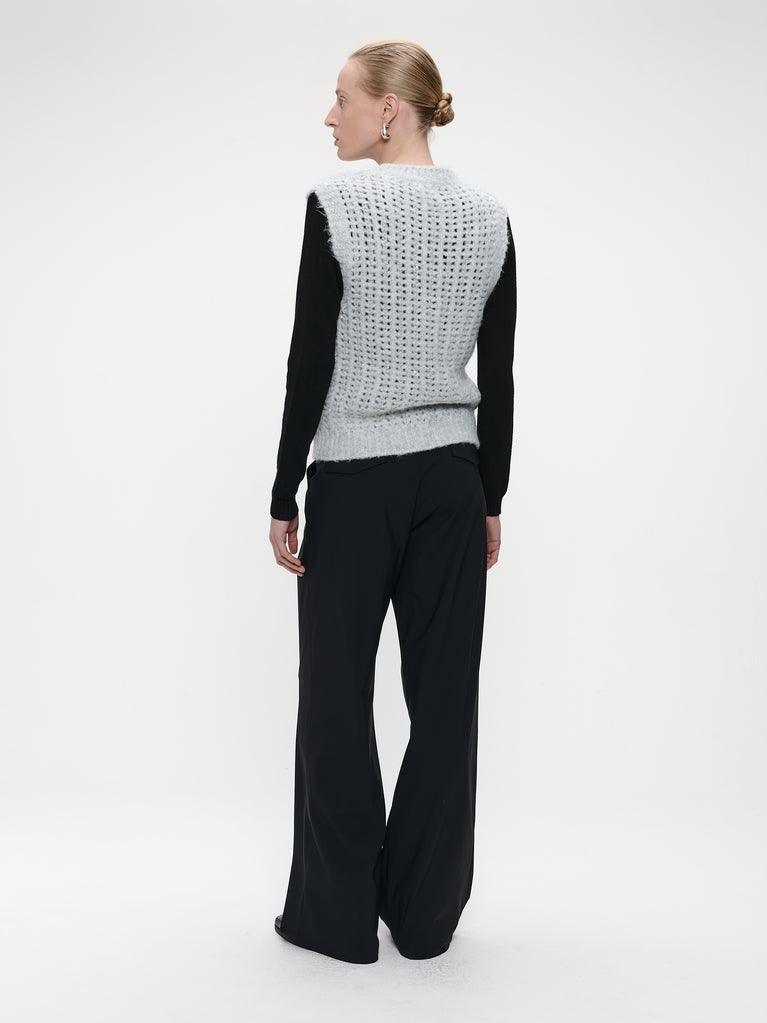 Shiny Vest 1008 | Light Grey