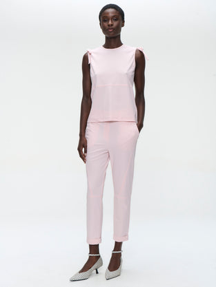 Ariane structure tech jersey top | Pink