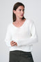 Fancy cotton Pullover E20197S | Off White