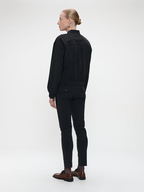 Doris pants brush tech jersey | Black
