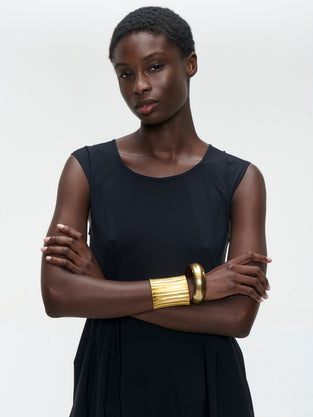 Erika dress technical jersey | Black