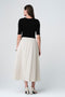 Haruna taffeta skirt | Light Grey