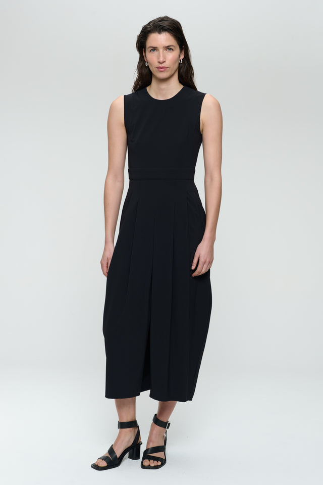 Jackie dress technical jersey Jackie dress technical jersey | Black