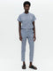 Lucca top technical jersey | Blue Melange