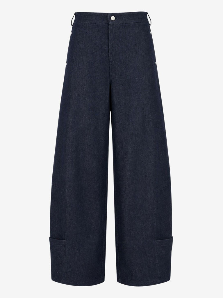 Viva indigo barel jeans | Dark Blue