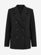 Indira back details blazer | Black
