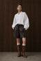 Adelina cotton oversized blouse | White