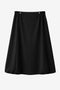 Albina skirt technical jersey | Black