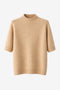 Alpaca knitted dyed top WP09 | Camel