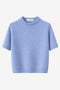 Alpaca knitted dyed top WP09 | Sky Blue