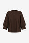 Angelika top technical jersey | Chocolate