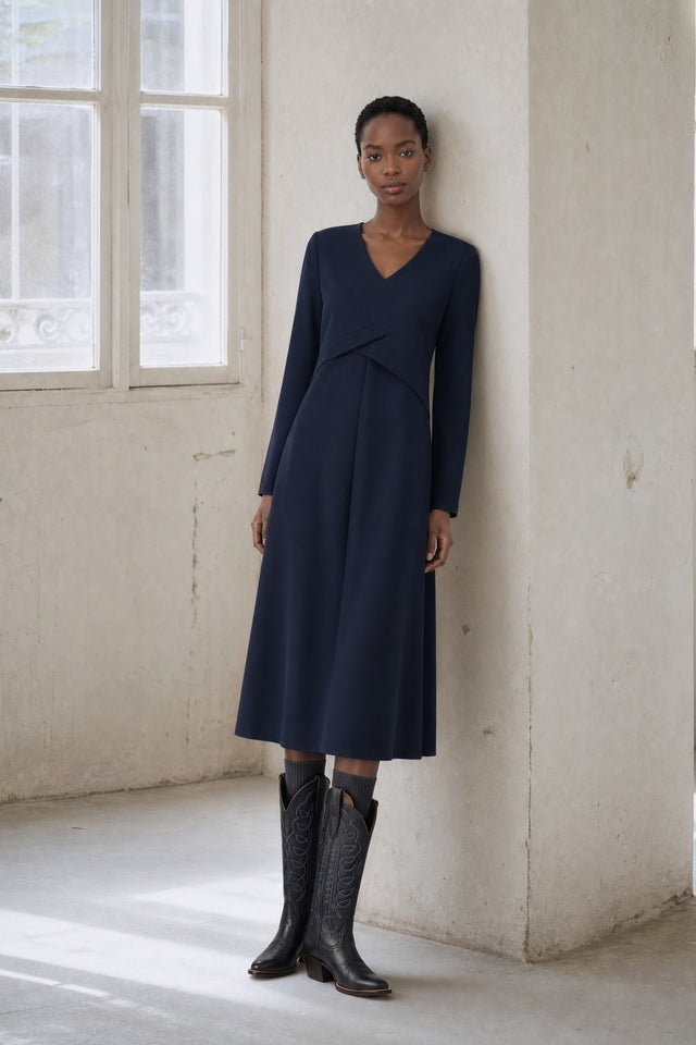 Anita dress technical jersey Anita dress technical jersey | Blue