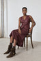 Arian eco leather vest | Bordo