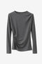 Ari cotton top | Grey Melange