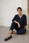 Aria top technical jersey | Blue