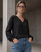 Aria top technical jersey | Black