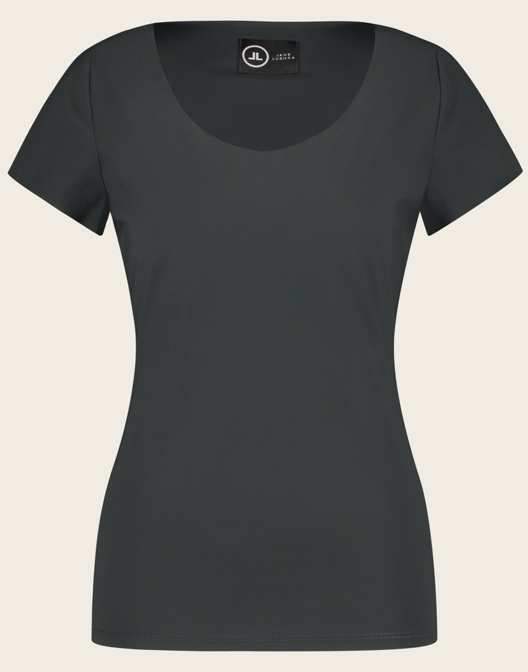 T shirt Sara Easy Wear Technical Jersey | Grigio Notte