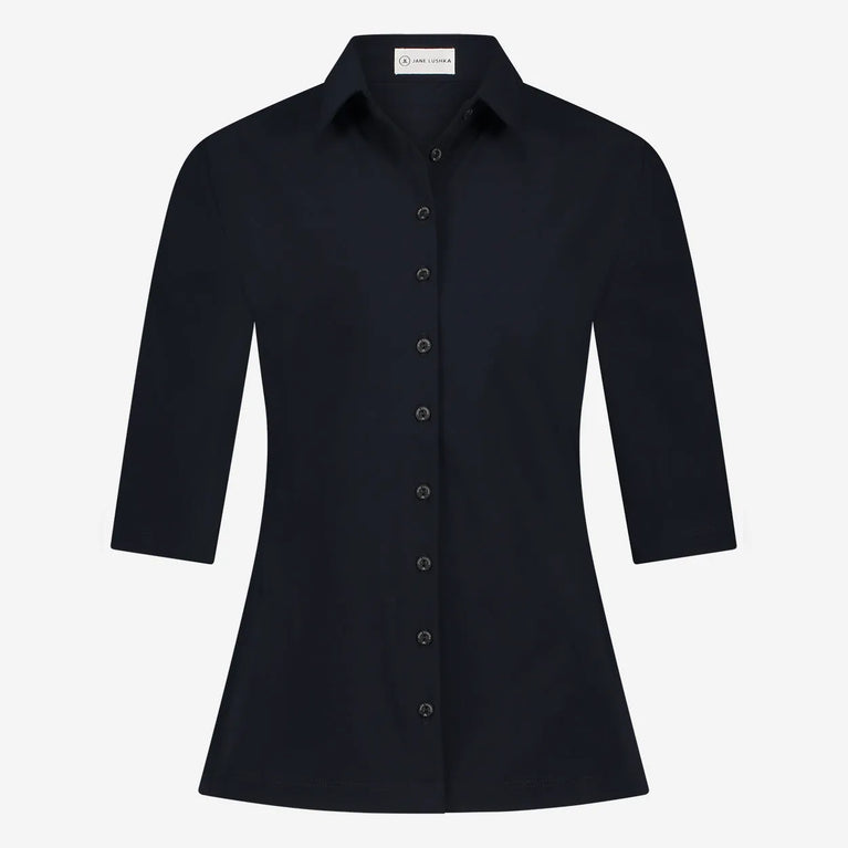 Blouse Betty Easy Wear Technical Jersey | Blue